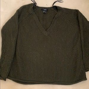 Olive green sweater